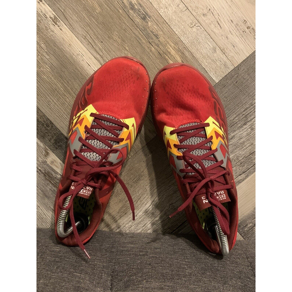 Skechers GoRun Mens Size 8.5 Razor 3 Red Hyper Burst Mens Running Shoes SN55220 - Picture 8 of 11